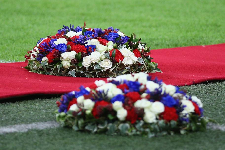 I fiori in memoria delle vittime Getty 